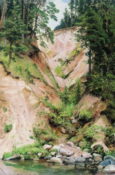 崖 1893 古典的な風景 イワン イワノビッチ ストリーム Oil Paintings
